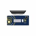 Youthefan 35.4 x 15.7 in. Milwaukee Brewers Logo Series Desk Pad 1900829